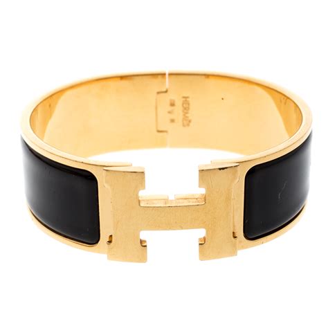 gold and black hermes bracelet|Hermes bracelet gold price.